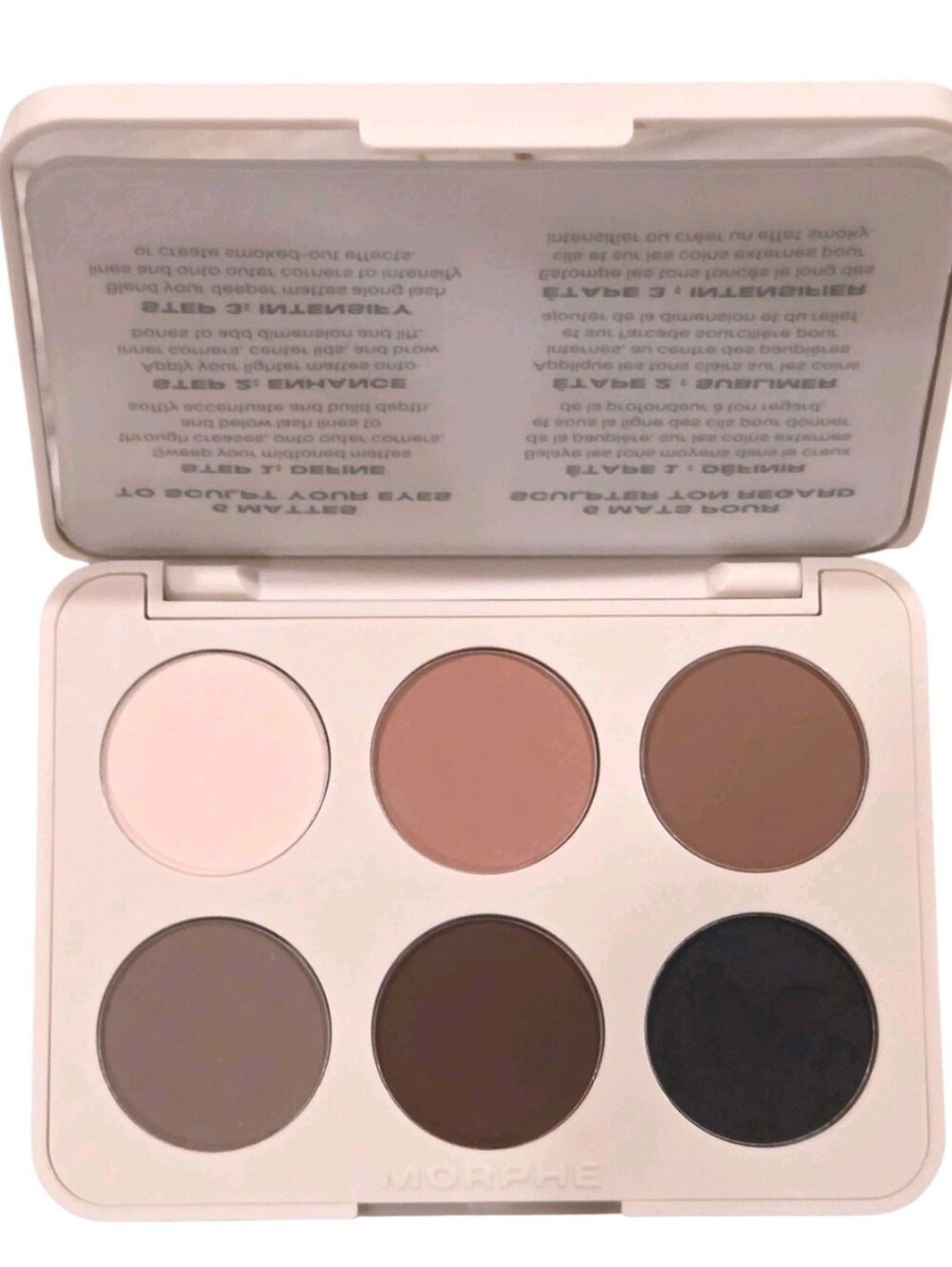 Morphe Underslated 6-Pan Eyeshadow Palette, NEW IN BOX